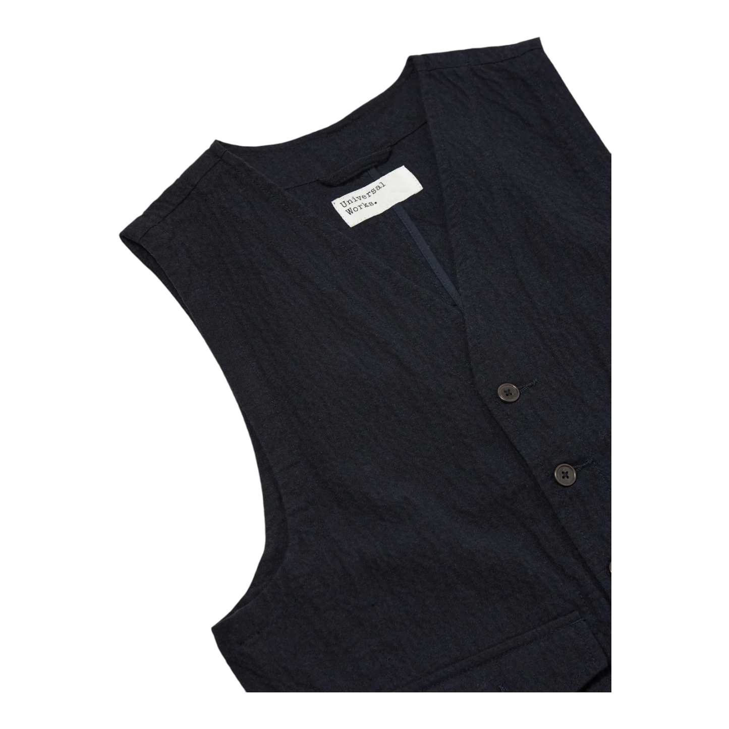 Universal Works Field Waistcoat Dark Navy