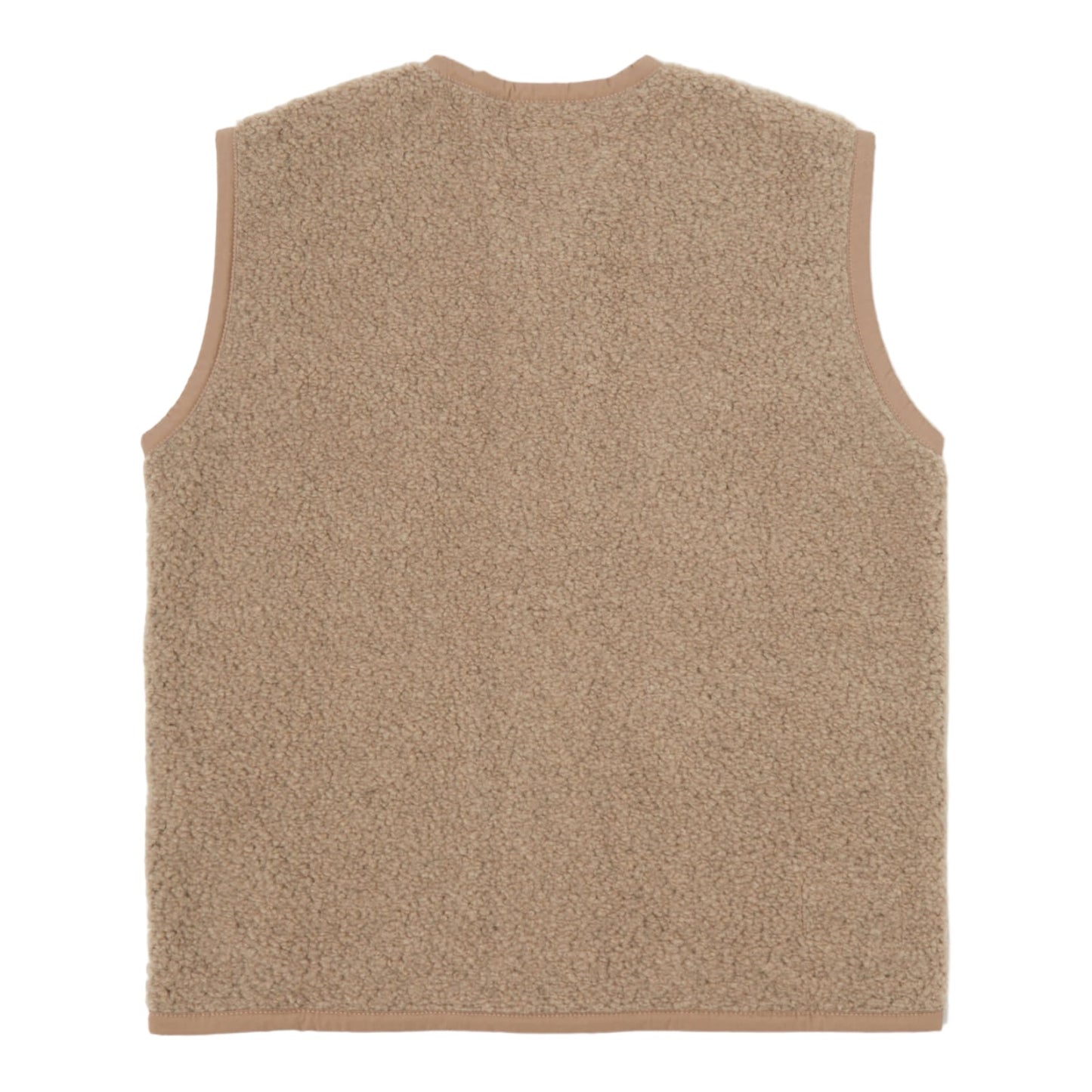 Universal Works Lancaster Gilet In Stone Alvar Fleece