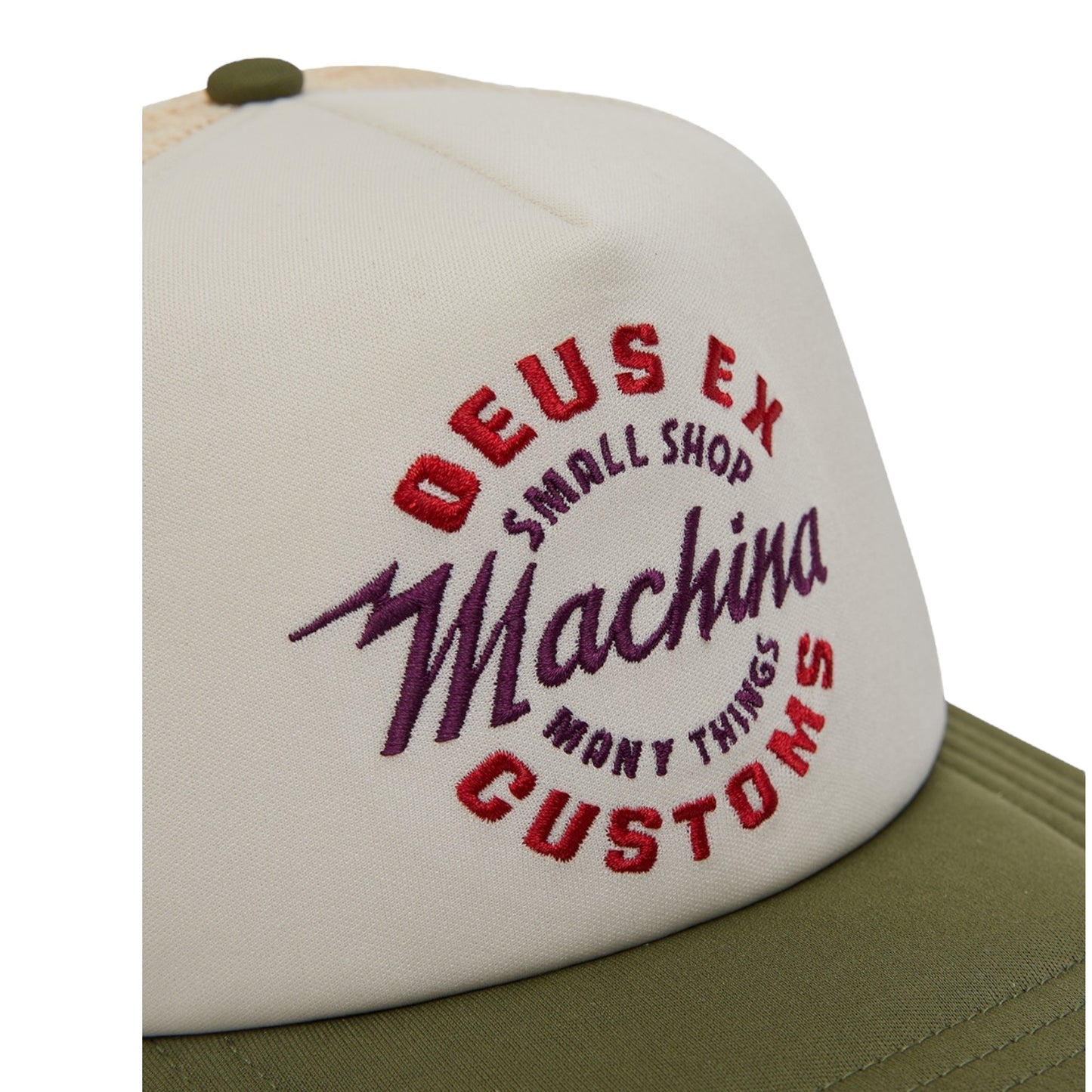 DEUS Amped Circle Trucker Cream