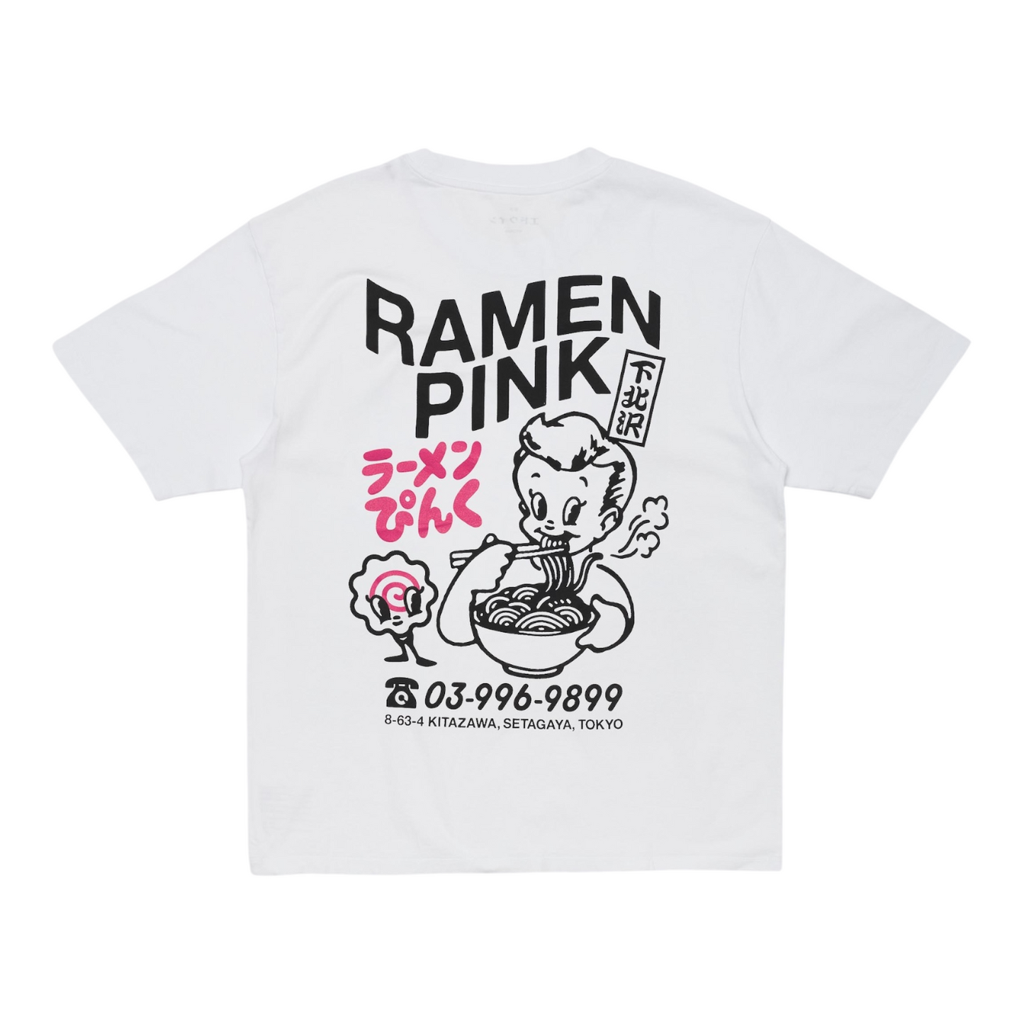 Edwin Ramen Pink TS White