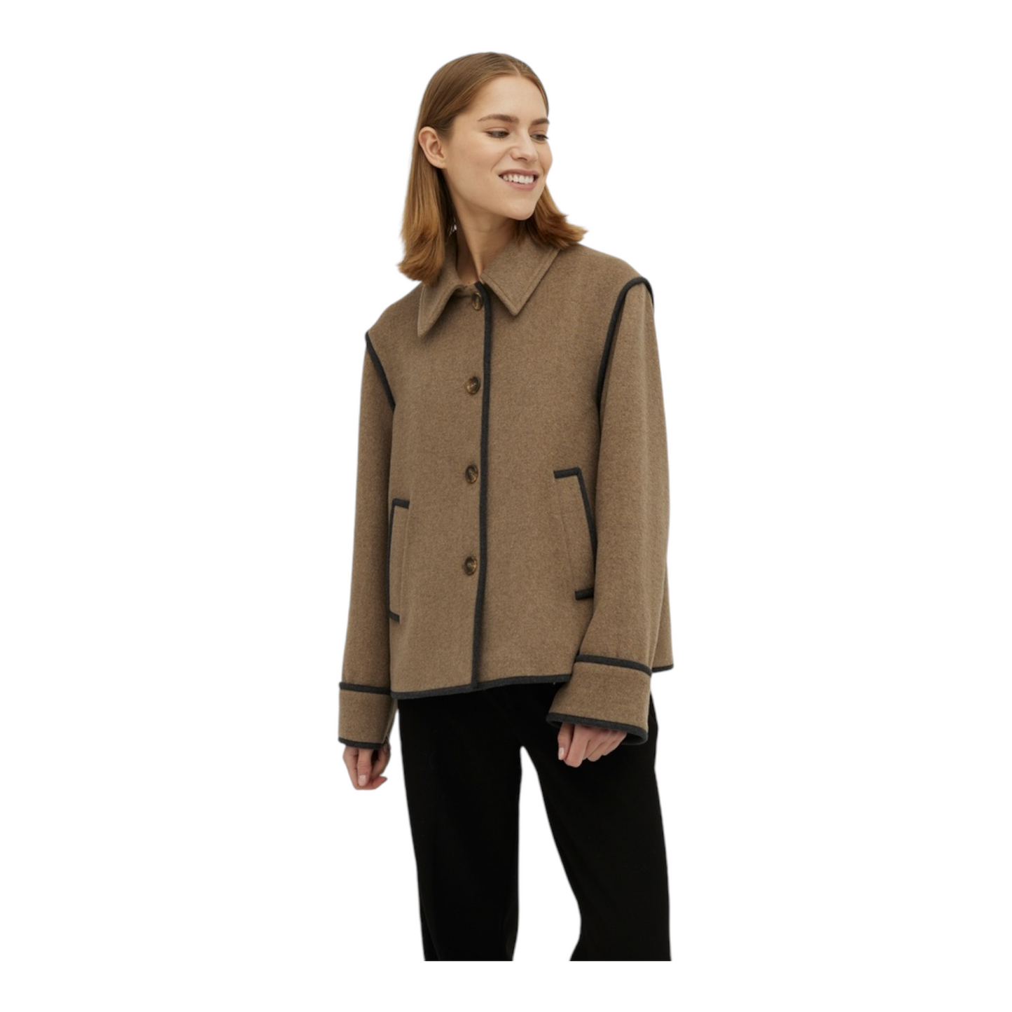 mbyM Plawie-M Coat Greige Melange
