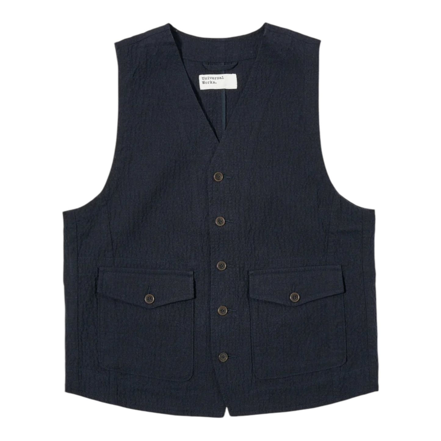 Universal Works Field Waistcoat Dark Navy