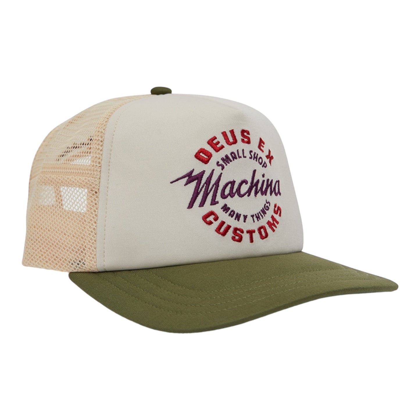 DEUS Amped Circle Trucker Cream