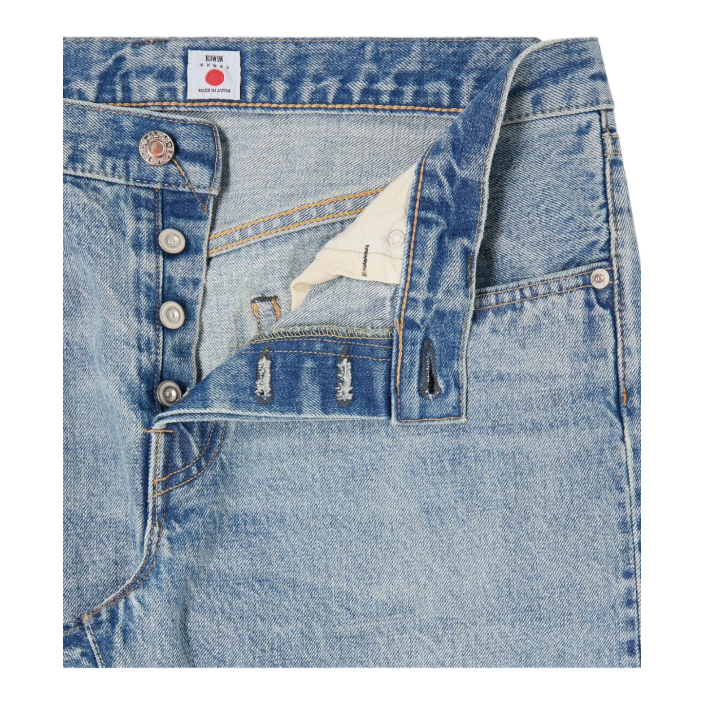 Edwin Regular Tapered Kaihara Light Used