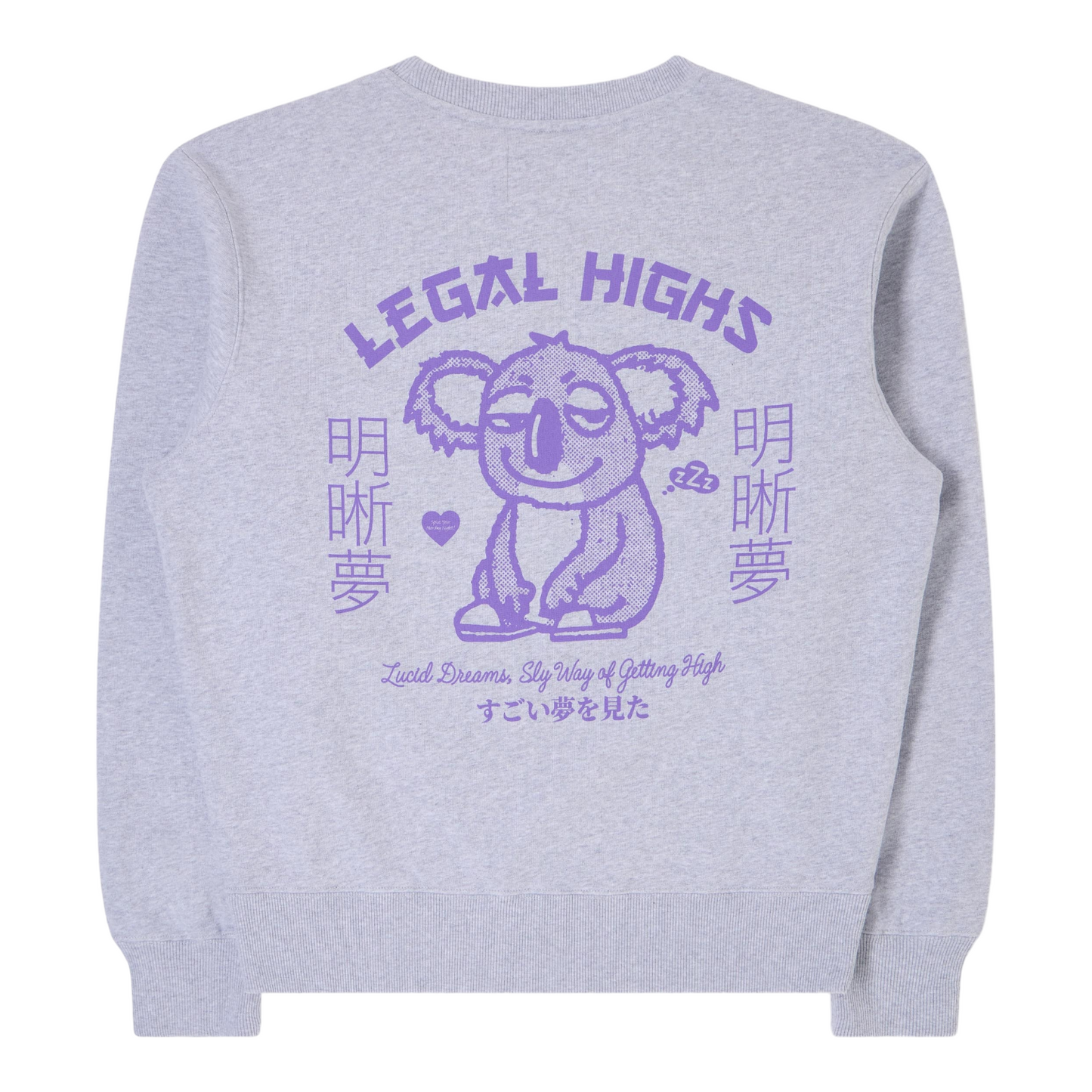 Edwin Legal High Sweat Grey Marl