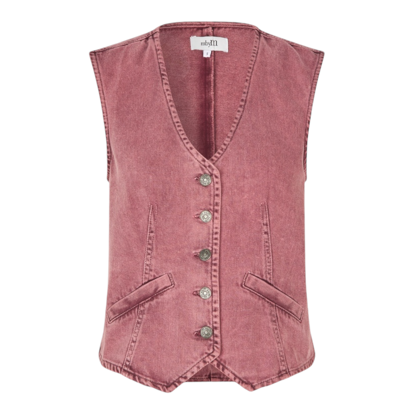 mbyM Flana-M Denim Vest Vineyard Wine