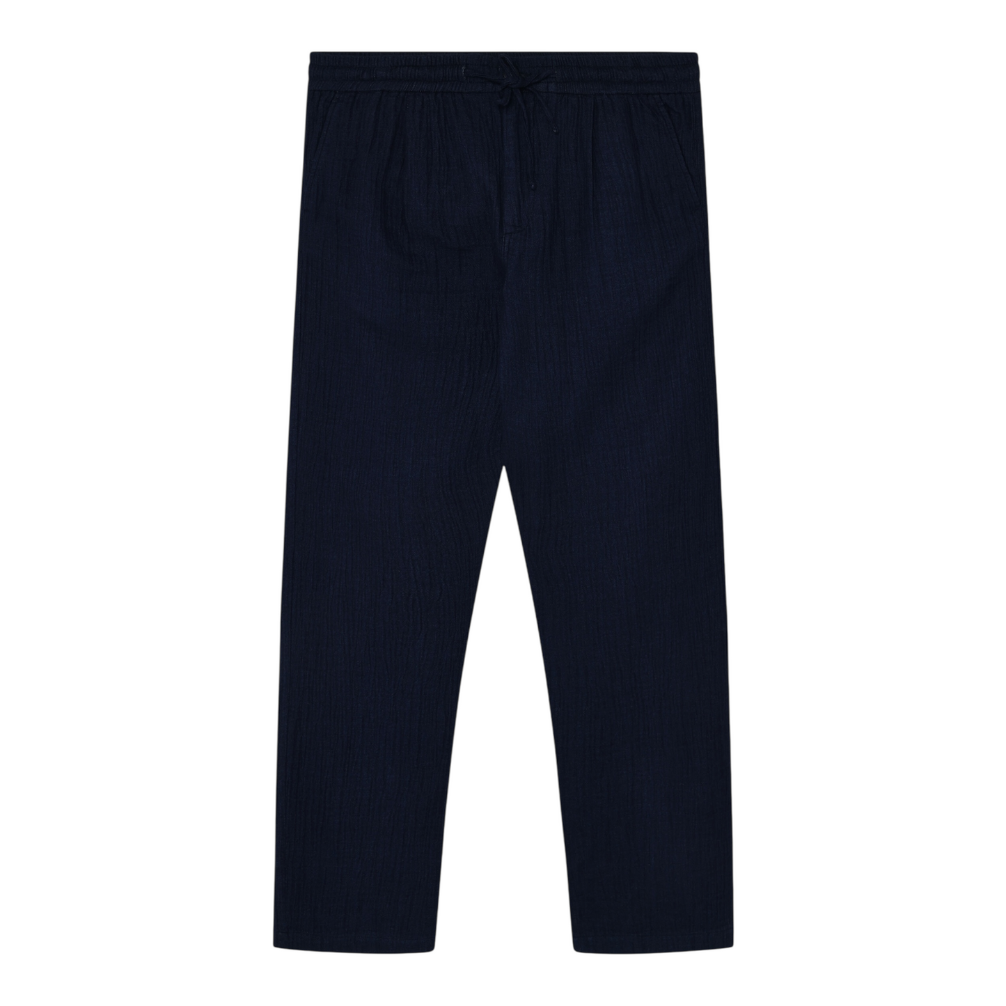 Knowledge Cotton Fig Loose Dobby Pants Indigo