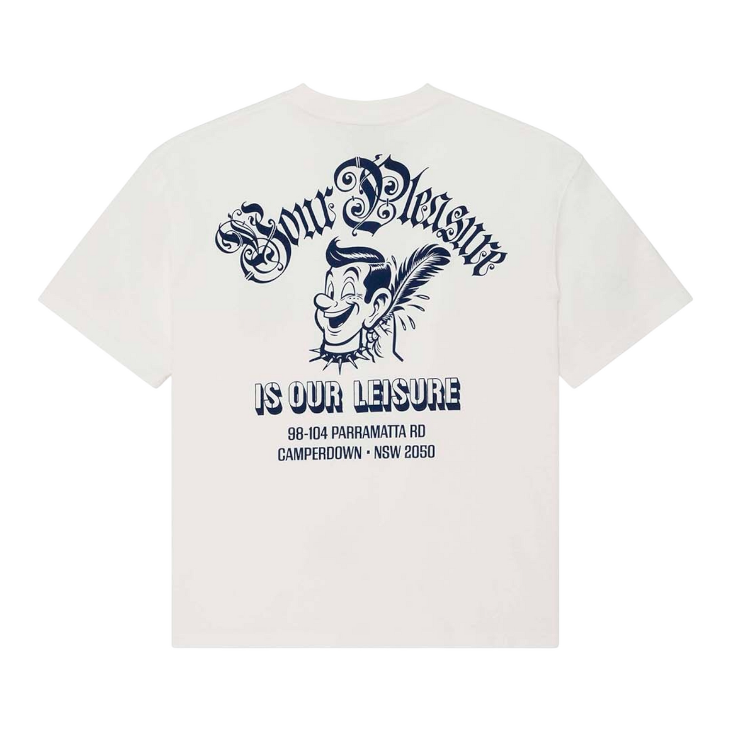 DEUS Ruff and Smooth Tee Vintage White