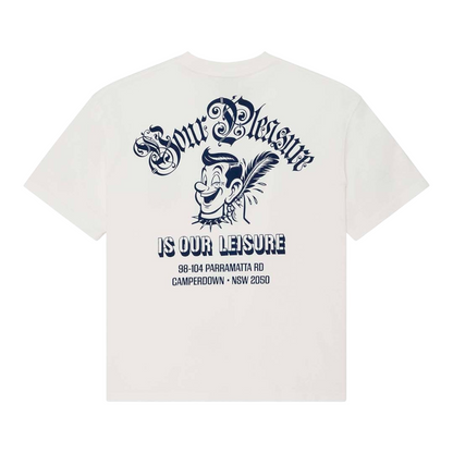 DEUS Ruff and Smooth Tee Vintage White