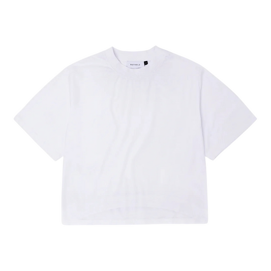 Rotholz Cropped T-Shirt Classic White