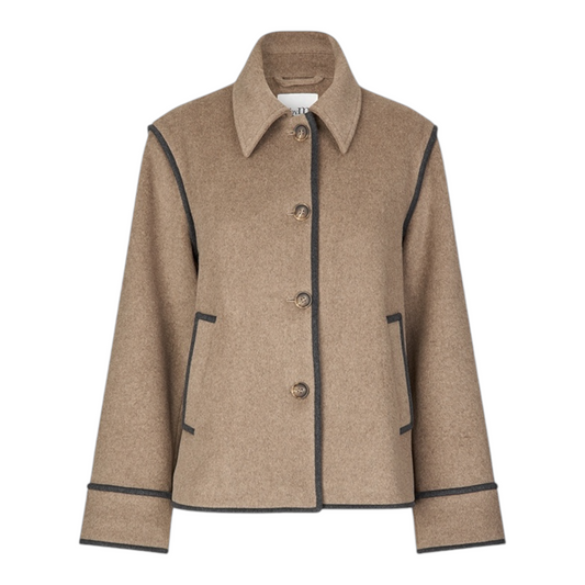 mbyM Plawie-M Coat Greige Melange