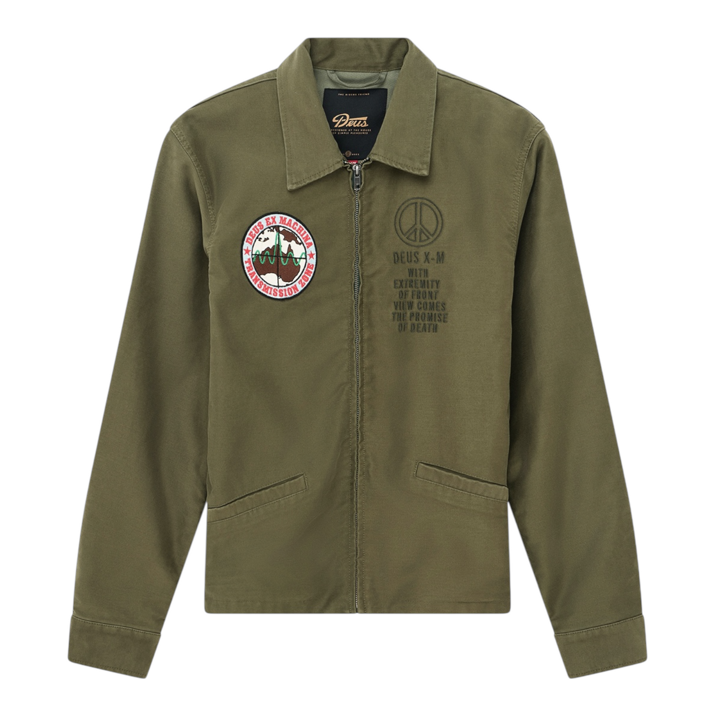 DEUS Fugazi Jacket Pune Green