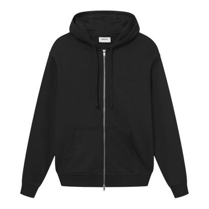 Bareen Zip Hoodie Black