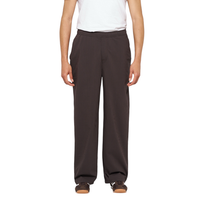 Edwin Edison Pants Coffee Bean/Black