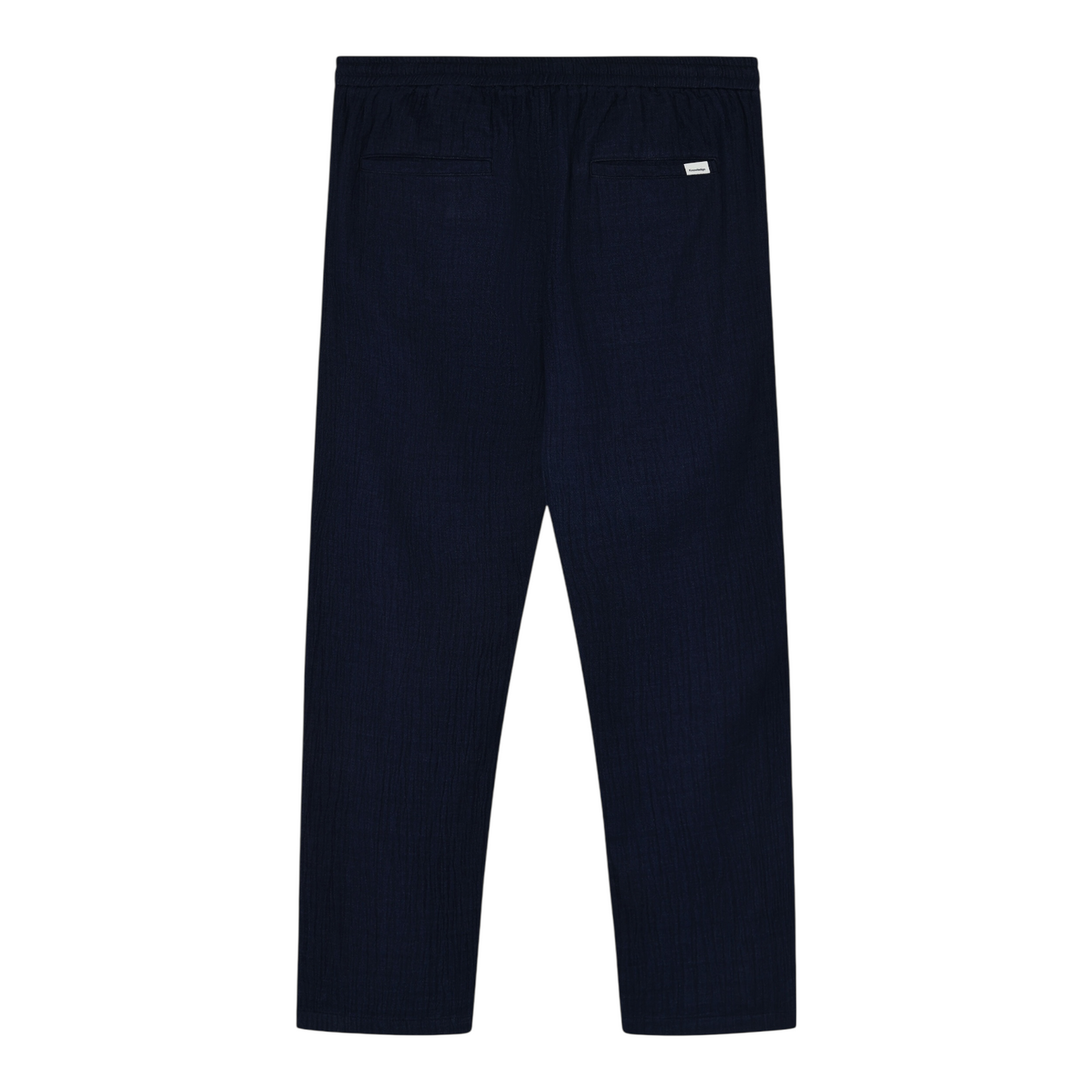 Knowledge Cotton Fig Loose Dobby Pants Indigo