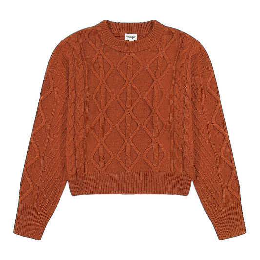 Wrangler Cable Knit Gingerbread