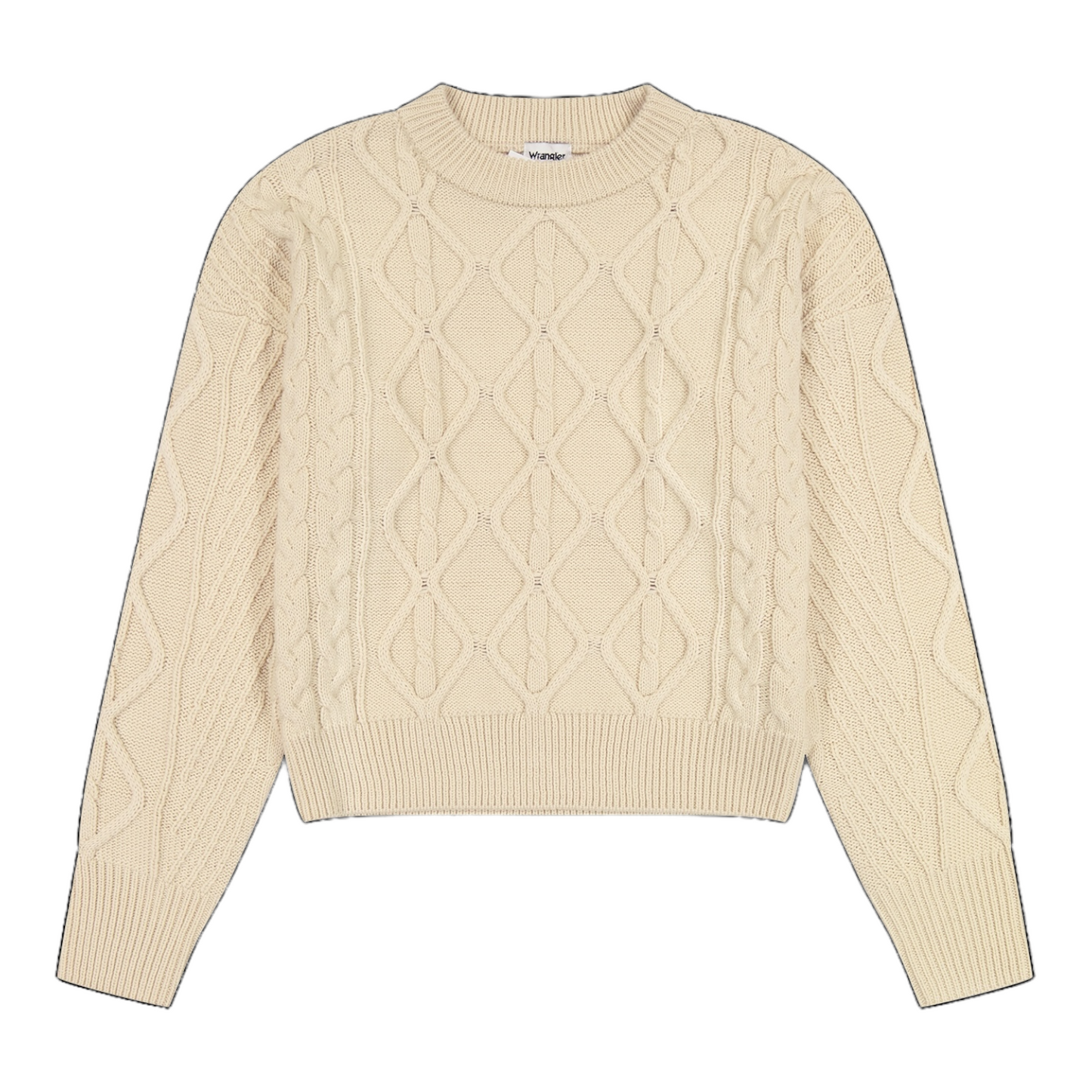 Wrangler Cable Knit Worn White