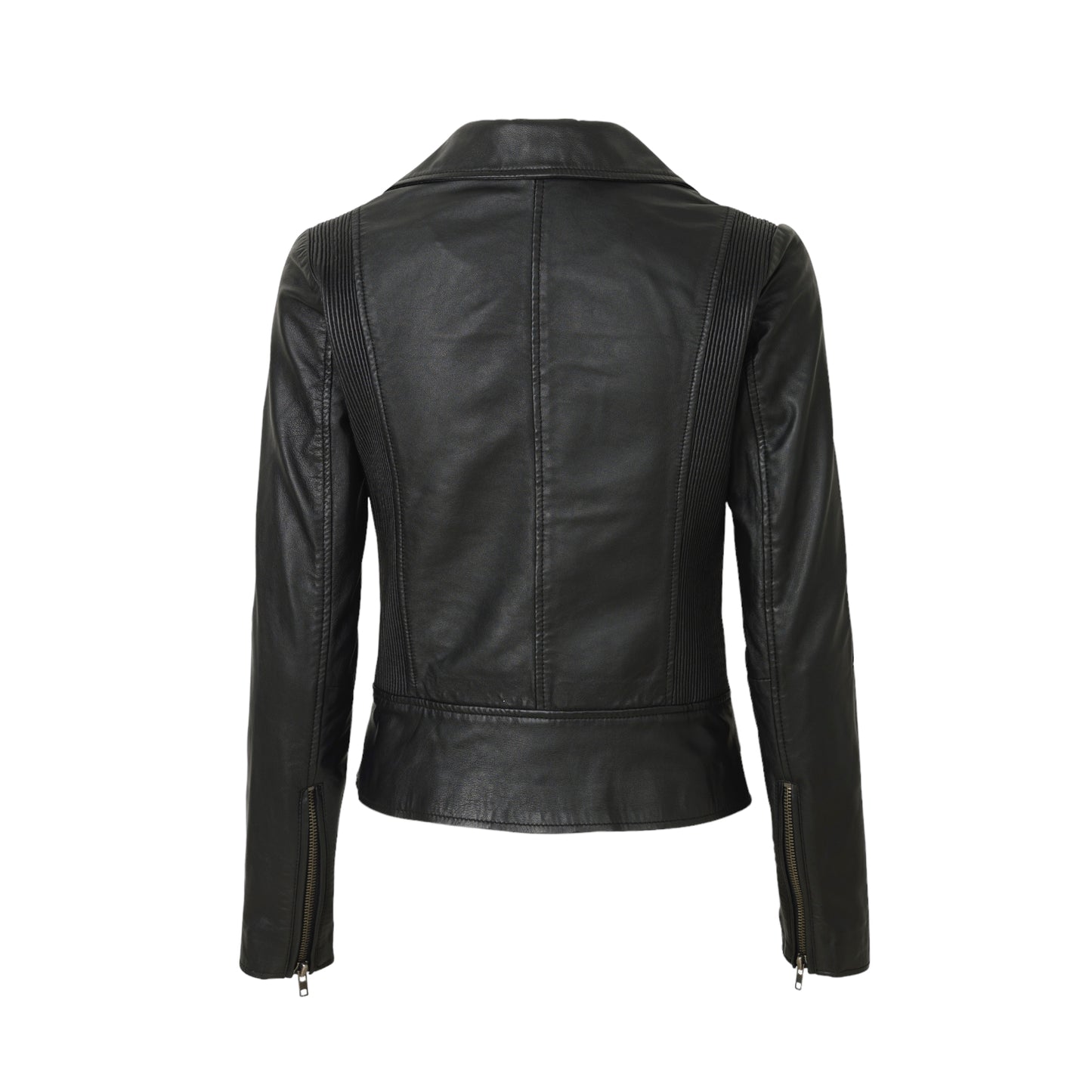 mbym Vika Leather Jacket Black