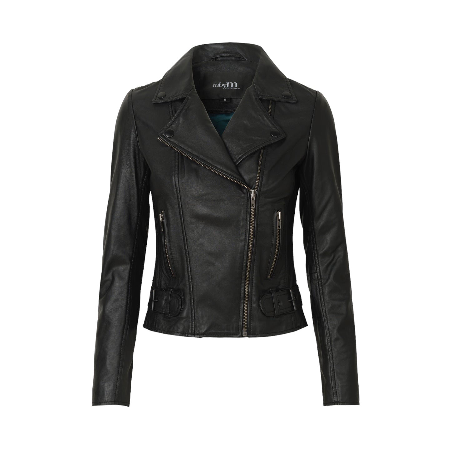 mbym Vika Leather Jacket Black